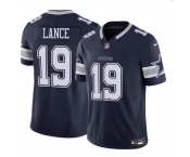 Men's Dallas Cowboys #19 Trey Lance Navy 2023 F.U.S.E Vapor Untouchable Limited Football Stitched Jersey