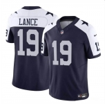 Men's Dallas Cowboys #19 Trey Lance Navy White 2023 F.U.S.E Vapor Untouchable Limited Football Stitched Jersey