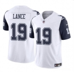 Men's Dallas Cowboys #19 Trey Lance White 2023 F.U.S.E Rush Limited Football Stitched Jersey