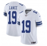 Men's Dallas Cowboys #19 Trey Lance White Vapor Untouchable Limited Football Stitched Jersey
