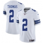 Men's Dallas Cowboys #2 Juanyeh Thomas White 2025 Vapor Untouchable Limited Football Stitched Jersey