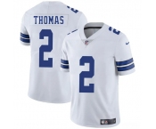 Men's Dallas Cowboys #2 Juanyeh Thomas White 2025 Vapor Untouchable Limited Football Stitched Jersey