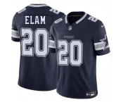 Men's Dallas Cowboys #20 Kaiir Elam Navy 2025 F.U.S.E. Vapor Untouchable Limited Football Stitched Jersey