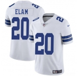 Men's Dallas Cowboys #20 Kaiir Elam White 2025 Vapor Untouchable Limited Football Stitched Jersey