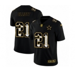 Men's Dallas Cowboys #21 Ezekiel Elliott Black Jesus Faith Limited Football Jersey