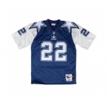 Men's Dallas Cowboys #22 Emmitt Smith 1995 Throwback Stitched Football Jersey