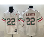Men's Dallas Cowboys #22 Emmitt Smith 2024 Mexico White F.U.S.E. Stitched Football Jersey