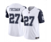 Men's Dallas Cowboys #27 Royce Freeman White 2023 F.U.S.E Color Rush Limited Football Stitched Jersey