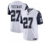 Men's Dallas Cowboys #27 Royce Freeman White Color Rush Limited Football Stitched Jersey