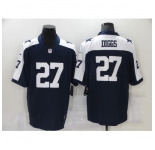 Men's Dallas Cowboys #27 Trevon Diggs Blue Throwback Limited Stitched Football Jersey