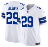 Men's Dallas Cowboys #29 C.J. Goodwin White 2025 F.U.S.E Vapor Untouchable Limited Football Stitched Jersey