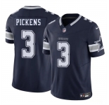 Men's Dallas Cowboys #3 George pickens Navy 2025 F.U.S.E. Vapor Untouchable Limited Football Stitched Jersey