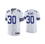 Men's Dallas Cowboys #30 DaRon Bland White Vapor Limited Stitched Jersey