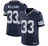 Men's Dallas Cowboys #33 Javonte Williams Navy 2025 Vapor Untouchable Limited Football Stitched Jersey