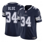 Men's Dallas Cowboys #34 Jaydon Blue Navy 2025 F.U.S.E Draft Vapor Untouchable Limited Football Stitched Jersey
