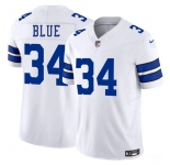 Men's Dallas Cowboys #34 Jaydon Blue White 2025 Draft F.U.S.E. Vapor Untouchable Limited Football Stitched Jersey