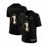 Men's Dallas Cowboys #4 Dak Prescott Black Jesus Faith Limited Football Jersey