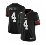 Men's Dallas Cowboys #4 Dak Prescott Black Mexico Vapor Limited Stitched Football Jersey