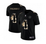 Men's Dallas Cowboys #4 Dak Prescott statue of liberty black jersey