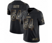 Men's Dallas Cowboys #54 Jaylon Smith Black Golden Edition 2019 Vapor Untouchable Limited Jersey