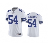 Men's Dallas Cowboys #54 Sam Williams White Vapor Limited Stitched Jersey