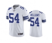 Men's Dallas Cowboys #54 Sam Williams White Vapor Limited Stitched Jersey