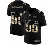 Men's Dallas Cowboys #55 Leighton Vander Esch Black Statue of Liberty Limited Player Football Jersey