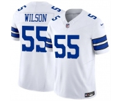 Men's Dallas Cowboys #55 Logan Wilson White 2025 F.U.S.E Vapor Untouchable Limited Football Stitched Jersey