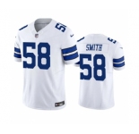 Men's Dallas Cowboys #58 Mazi Smith White 2023 F.U.S.E. Vapor Limited Stitched Football Jersey