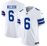Men's Dallas Cowboys #6 Donovan Wilson White 2025 F.U.S.E Vapor Untouchable Limited Football Stitched Jersey