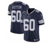 Men's Dallas Cowboys #60 Tyler Guyton Navy 2024 Draft Vapor Untouchable Limited Football Stitched Jersey