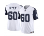Men's Dallas Cowboys #60 Tyler Guyton White 2024 Draft F.U.S.E Color Rush Limited Football Stitched Jersey