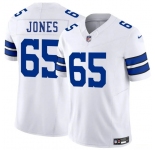 Men's Dallas Cowboys #65 Robert Jones White 2025 F.U.S.E. Vapor Untouchable Limited Football Stitched Jersey