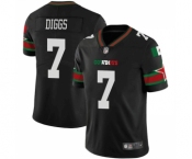 Men's Dallas Cowboys #7 Trevon Diggs Black Mexico Vapor Limited Stitched Football Jersey