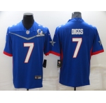 Men's Dallas Cowboys #7 Trevon Diggs Nike Royal 2022 NFC Pro Bowl Limited Player Jersey