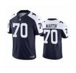 Men's Dallas Cowboys #70 Zack Martin Navy 2023 F.U.S.E. Vapor Limited Stitched Football Jersey