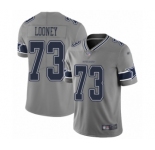 Men's Dallas Cowboys #73 Joe Looney Limited Gray Inverted Legend Football Jersey