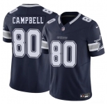 Men's Dallas Cowboys #80 Parris Campbell Navy 2025 F.U.S.E. Vapor Untouchable Limited Football Stitched Jersey