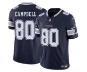 Men's Dallas Cowboys #80 Parris Campbell Navy 2025 F.U.S.E. Vapor Untouchable Limited Football Stitched Jersey