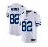 Men's Dallas Cowboys #82 Jason Witten White Team Logo Fashion Limited Football Jersey