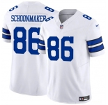 Men's Dallas Cowboys #86 Luke Schoonmaker White 2023 F.U.S.E Vapor Untouchable Limited Stitched Football Jerseys