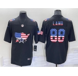 Men's Dallas Cowboys #88 CeeDee Lamb 2022 USA Map Fashion Black Color Rush Stitched Nike Limited Jersey