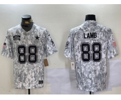 Men's Dallas Cowboys #88 CeeDee Lamb 2024 Arctic Camo Salute To Service Limited Stitched Football Jersey2