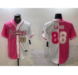 Men's Dallas Cowboys #88 CeeDee Lamb 2024 Arctic white red Stitched Baseball Jerseys