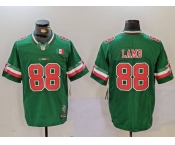 Men's Dallas Cowboys #88 CeeDee Lamb 2024 Mexico Green FUSE Stitched Jersey