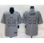 Men's Dallas Cowboys #88 CeeDee Lamb LOGO Grey Atmosphere Fashion 2022 Vapor Untouchable Stitched Nike Limited Jersey