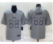 Men's Dallas Cowboys #88 CeeDee Lamb LOGO Grey Atmosphere Fashion 2022 Vapor Untouchable Stitched Nike Limited Jersey