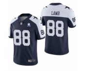 Men's Dallas Cowboys #88 CeeDee Lamb Navy Alternate 60th Anniversary Vapor Untouchable Stitched NFL Nike Limited Jersey