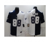 Men's Dallas Cowboys #88 CeeDee Lamb White-Blue Fashion Football Limited Jersey