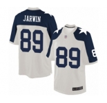 Men's Dallas Cowboys #89 Blake Jarwin Limited White Throwback Alternate Football Jersey